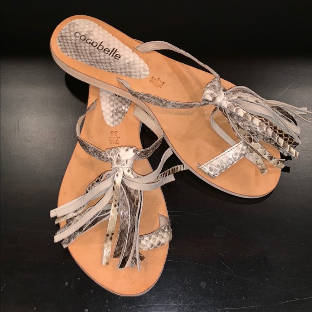 Cocobelle Tassel Sandal - great condition!!